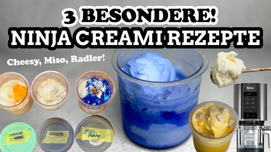 3 NINJA CREAMI REZEPTE ZUM BEEINDRUCKEN | RADLER, CHEDDAR & MISO SPIRULINA EIS | The Ice Cream Girl