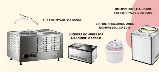 Welche Eismaschine ist für Dich die richtige?