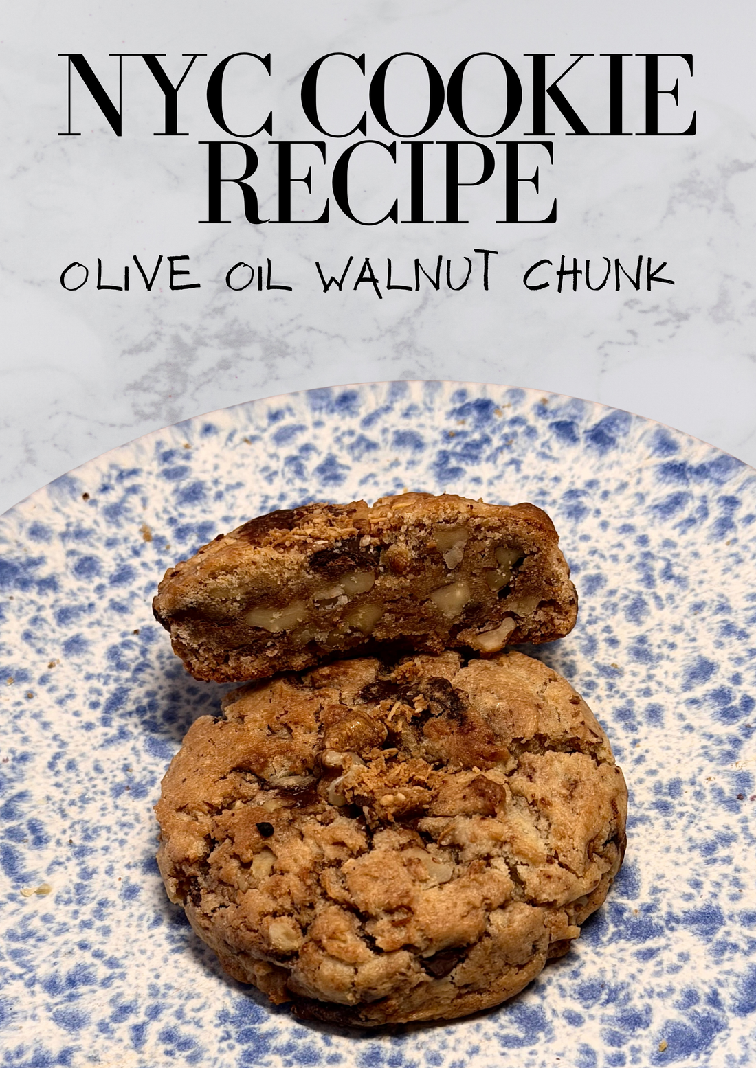 NYC Style Olive Oil Cookies - himmlisch chewy