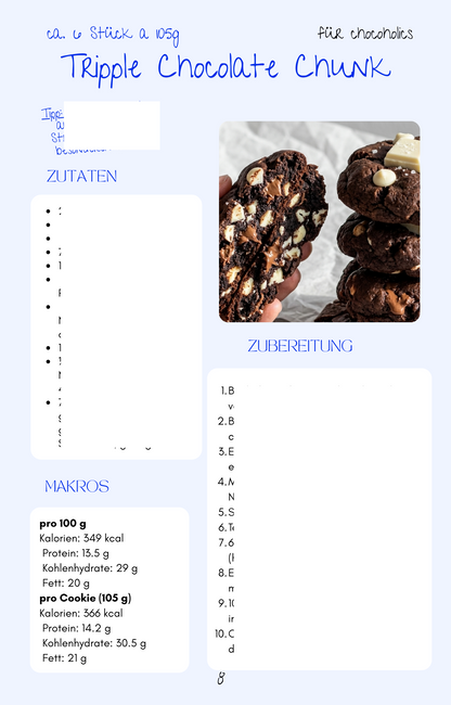 PROOKIES & CO – Zuckerfreie Protein Cookies & Desserts (E-Book mit 10 Rezepten)