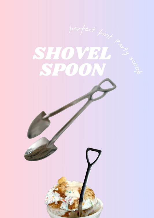 Löffel in Schaufelform